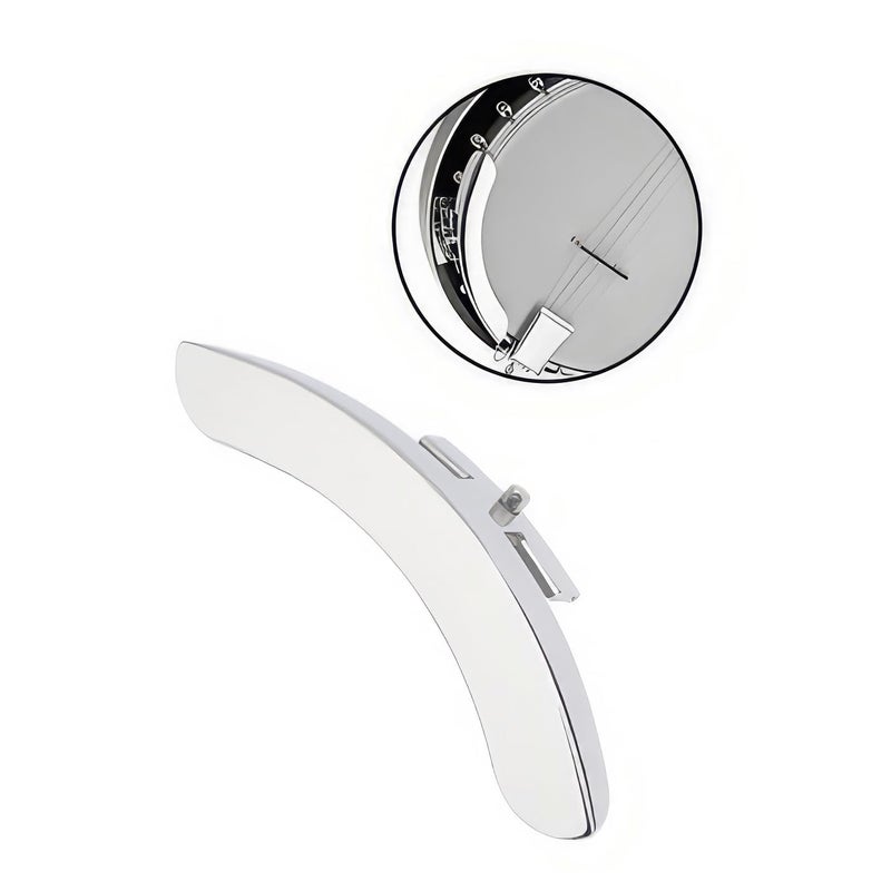 Swhmc 1PCS Single Leg Banjo Armrest Repair Chrome Tone Banjo Parts - Image 4